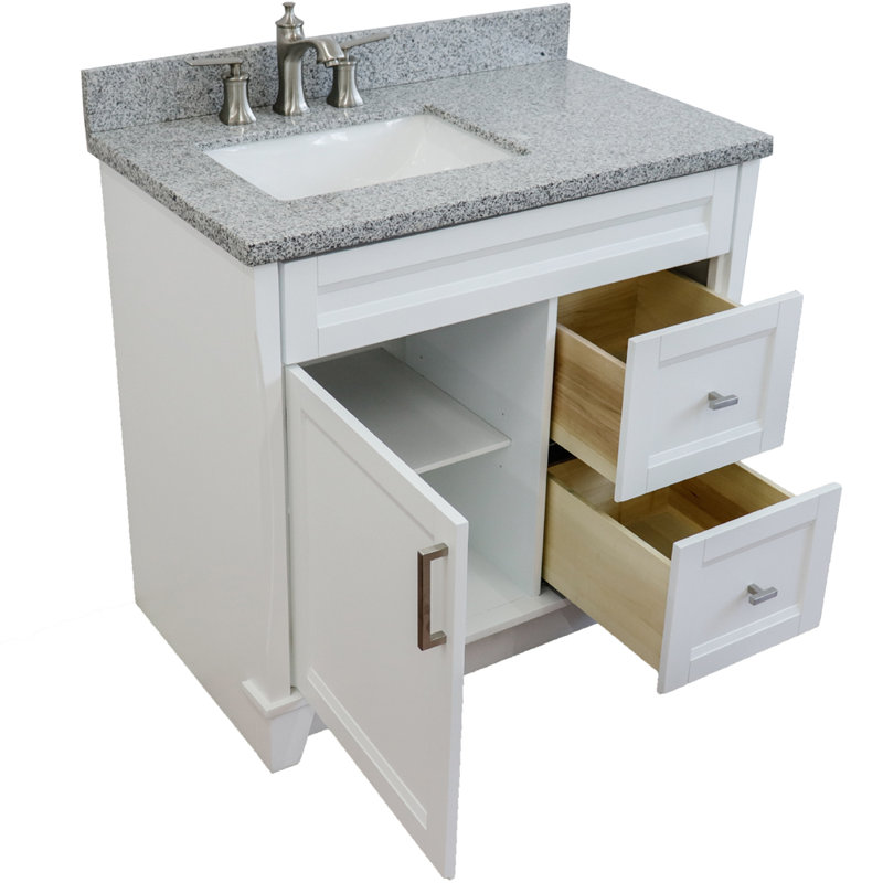 Ensemble de meuble-lavabo simple 37 po Olivianna, Gris