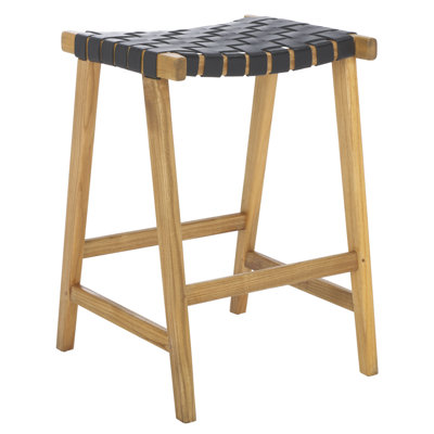 Alston Counter Stool with Solid Wood Frame