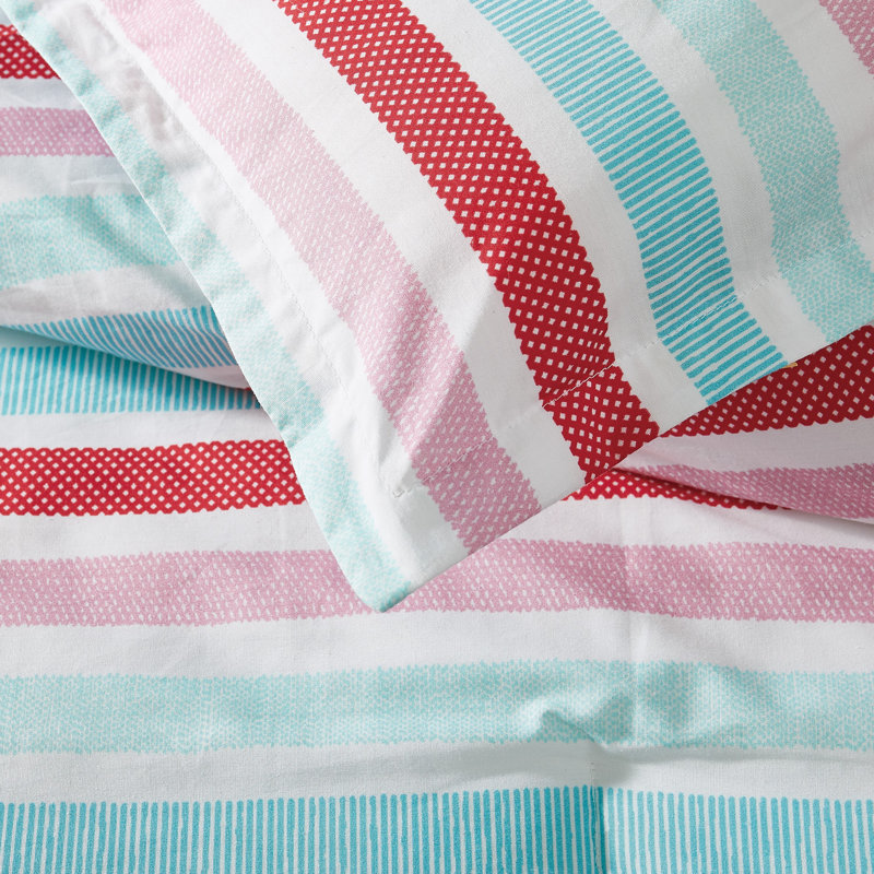 Scout Popsicle Road Duvet Set, Queen Duvet Cover + 2 Shams