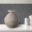 Textured Blanton Taupe Rounde Vase