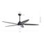 Ventilateur de plafond en bois massif à 5 pales Chanille avec lumière DEL et télécommande-1492052470-1492052471-1492052473