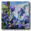Étoiles mauves sur toile-1733818788