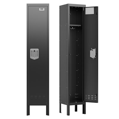 Casier de rangement, casier en métal, casiers pour les employés, armoire de rangement à casier en métal avec portes, fente pour carte, casier en acier verrouillable pour salle de sport, école, maison, bureau, garage, assemblage requis