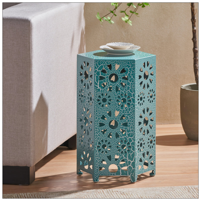 Table d'appoint 12 po ELiana, Sarcelle
