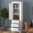 Tall Storage Cabinet With Three Drawers For Bathroom Office-571085744