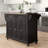 Haslingden 51.5 " W Kitchen Island with Stainless Steel Top-1574205520