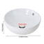 Metro Lane 44mm L x 44mm W White Ceramic Circular Sink with Overflow
