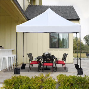 Stannards 10 Ft. W x 10 Ft. D Steel Pop-Up Canopy