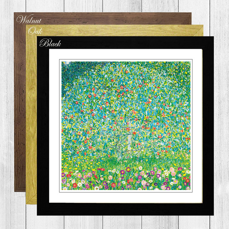 Gustav Klimt - Single Picture Frame Painting, Walnut