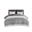 Ensemble d'édredon en coton 3 pièces avec capitonnage en chenille gris-126520661-126520664