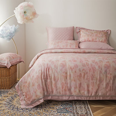 3pcs Lyocell Duvet Cover Set (Without Core), Boho Style Bedding Set, Soft & Skin-friendly Breathable Comfort, For Bedroom