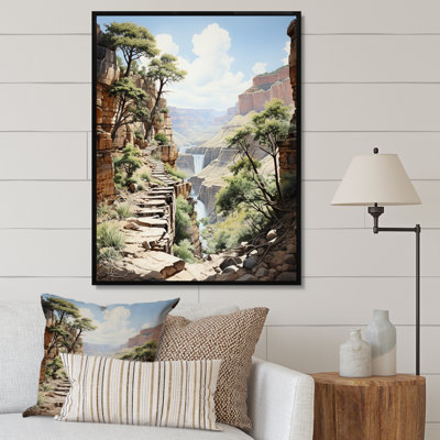 Canyon Serenading Shadows Landscape I - impression