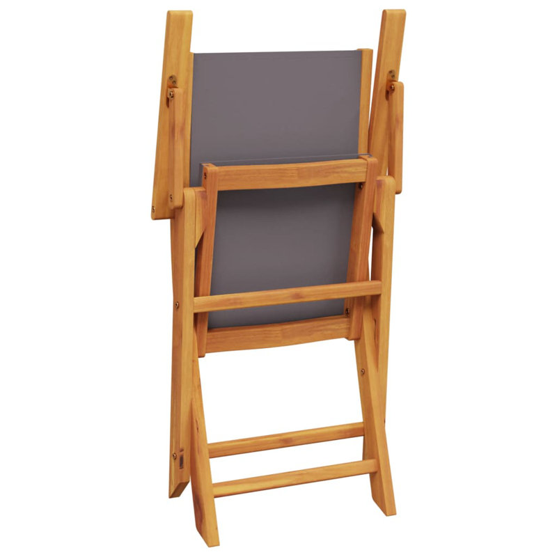 Koga Patio Dining Accent Chair, Anthracite