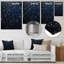 Indian Art Starry Night Sky 1 - Art mural indien en métal-101155529