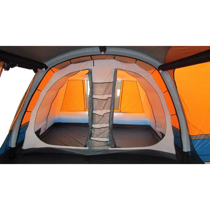Marconi 5 Person Tent, Black/Orange/Blue