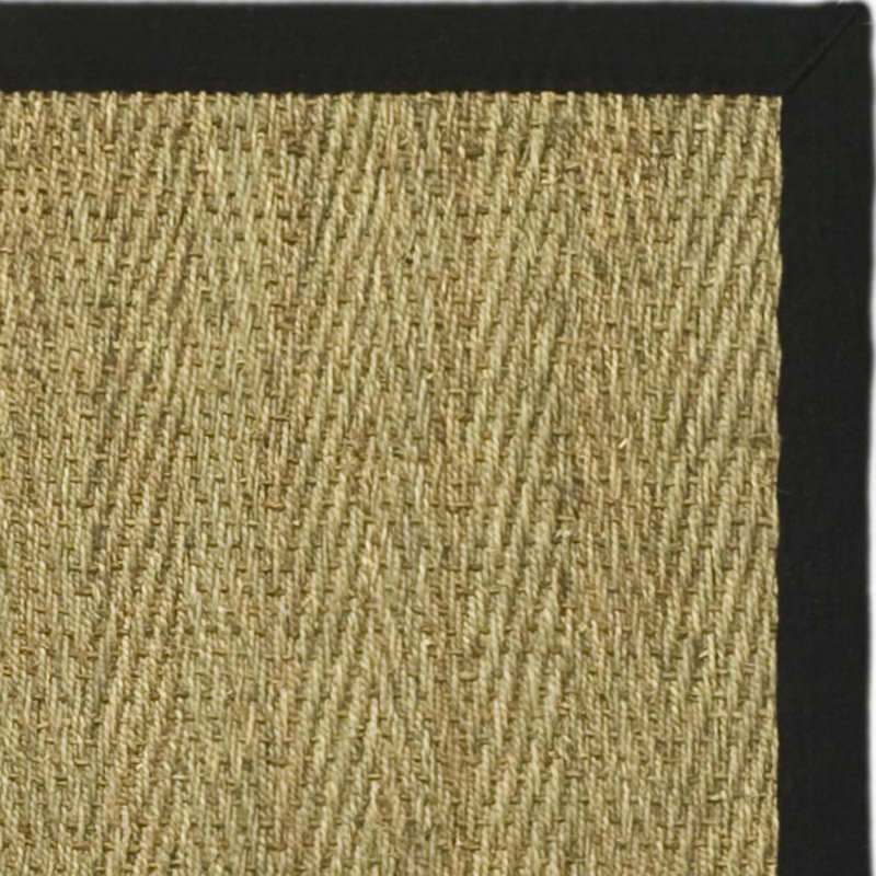 Tapis naturel / noir Hervey Bay, Rectangle 2 pi 6 po x 4 pi