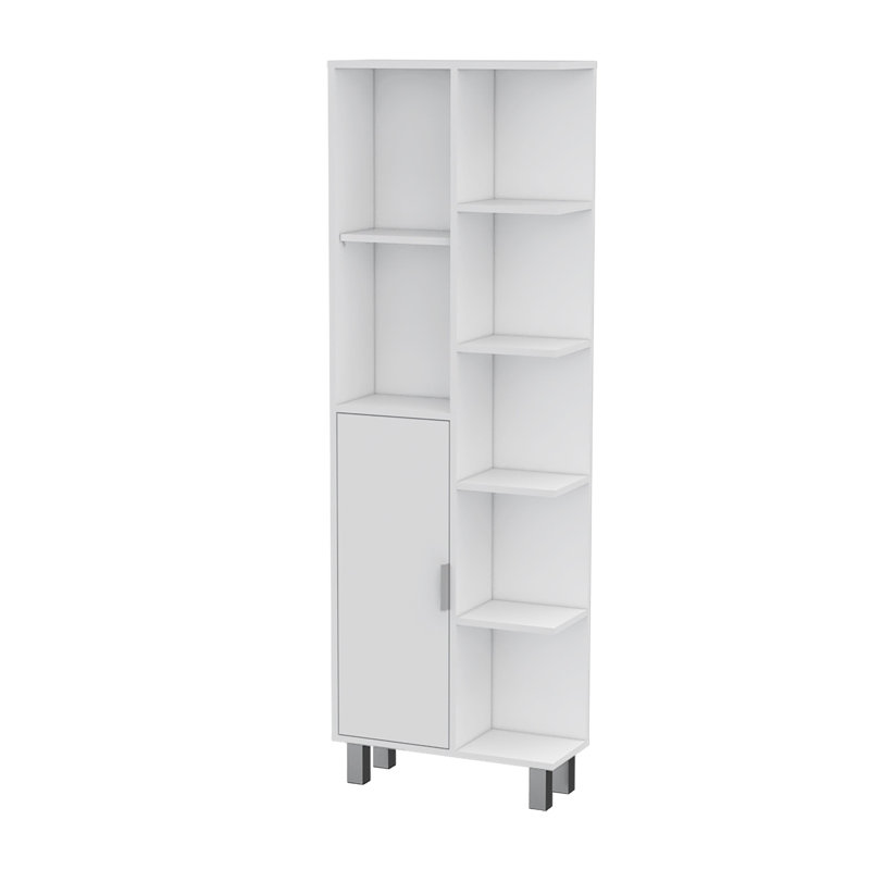 Armoire de salle à manger de style moderne, armoire à linge avec tablette de rangement