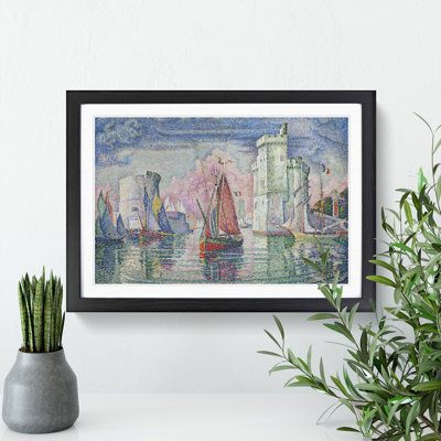 Port of La Rochelle by Paul Signac - Framed Print