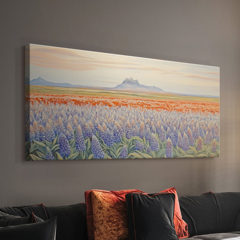 Botanical Series-CCXXVI- Toile tendue avec châssis - Prêt à accrocher, H 20 po x l 40 po