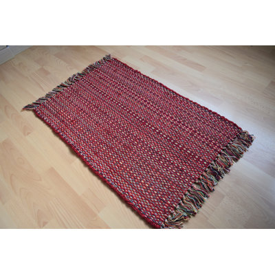 Galaviz Solid Colour Hand Woven Area Rug