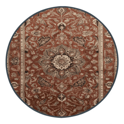 Tapis brun lavable à la machine