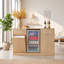 Armoire-bar avec mini-réfrigérateur Bargamin et poubelle inclinable Bargamin-1481207372