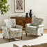Fauteuil rembourré avec garniture cloutée l 30 po Asul