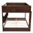Queen Over Queen Bunk Bed Solid Pine Wood With Built-In Storage Shelves, Integrated Charging Station And Full-Length Guardrails-1825940291