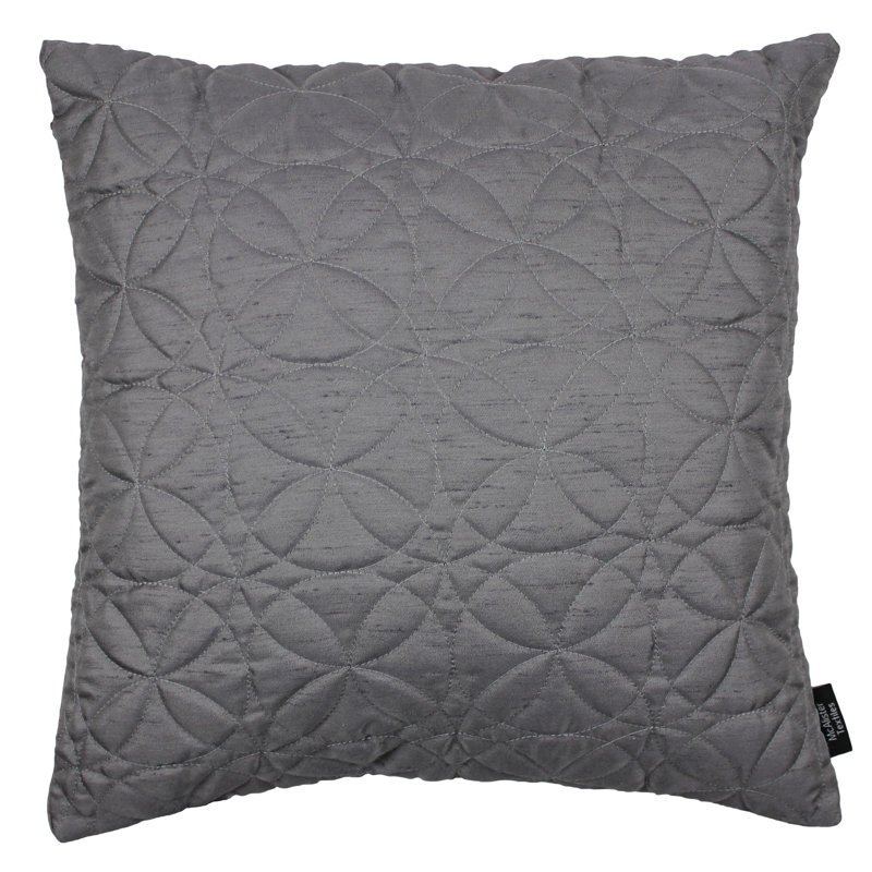 Bloxom Square Cushion Cover, Charcoal Grey, 60 x 60cm
