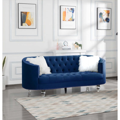 Luxurious Velvet Sofa for Living Room, Enhancing Comfort and Style