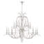 Lustre à 15 lumières de style bougie avec accents de cristal Almirah-19294886