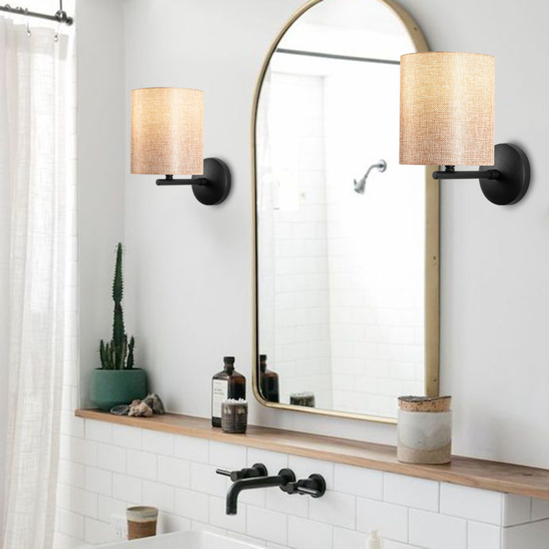 Geneva 1-Light Armed Sconce, Cream