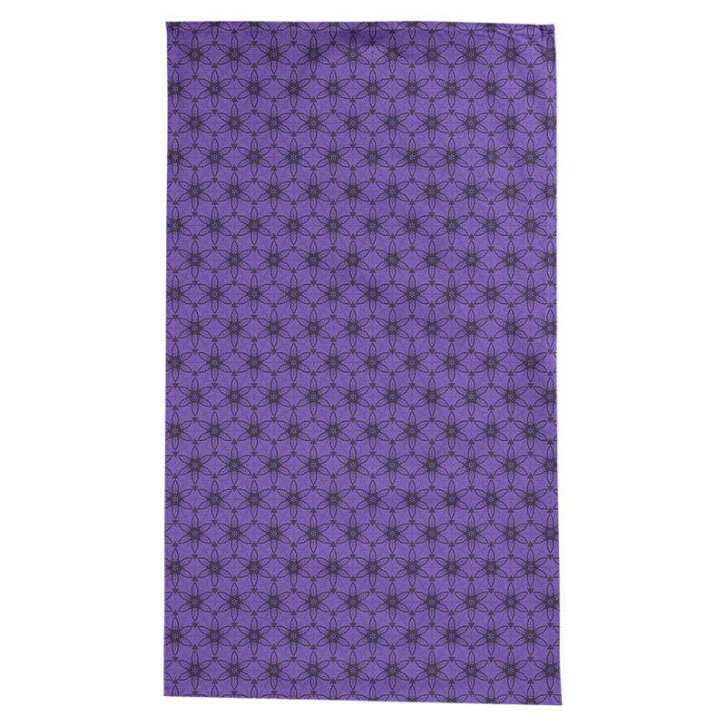 Nappe à cercles ornés Leffel, Mauve / Noir