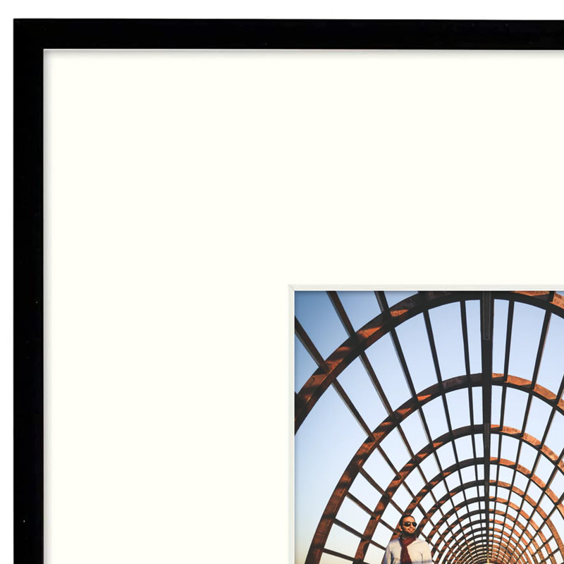 Perras Black 12"x12 " Matte Metal Square Photo Frame Gallery Wall Set
