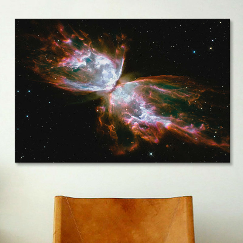 Astronomie et espace - reproduction de photo sur toile, H 26 po x l 40 po x p 1,5 po, Toile tendue, Pas de tapis