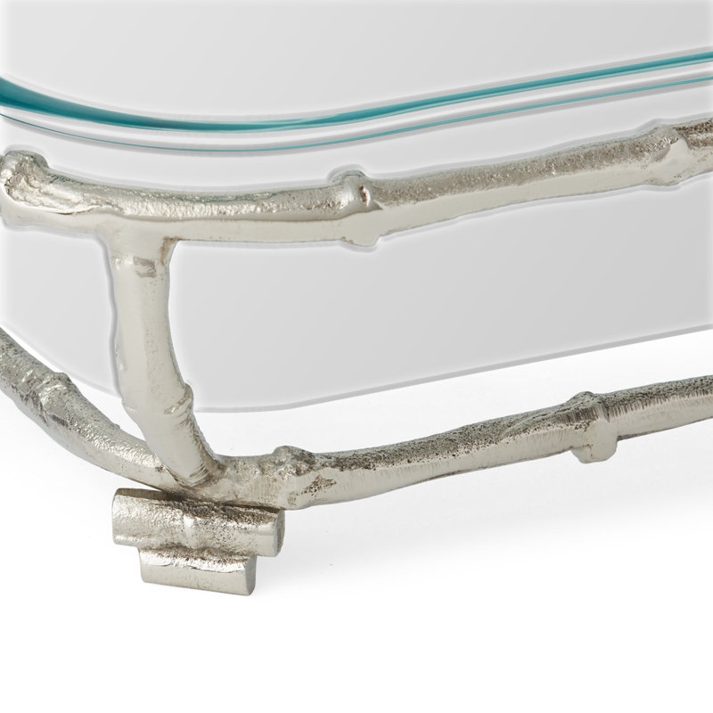 DessauHome 2 Qt. Glass Rectangular Holder