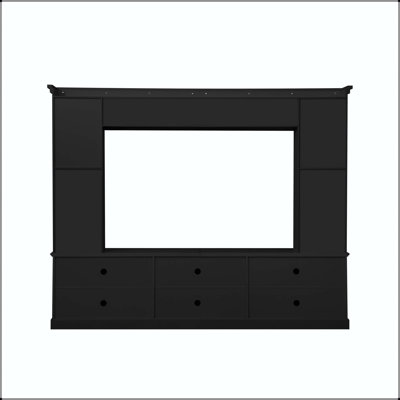 All-in-One TV Stand with Bookcase for TVs Up to 70 Inches
