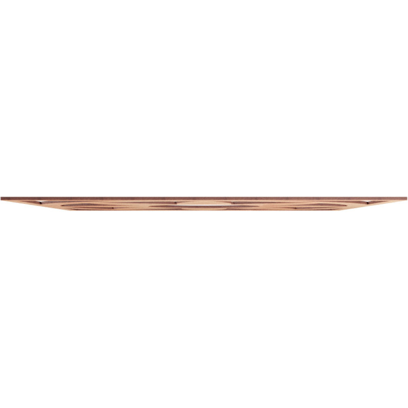 Médaillon de plafond en bois Blume, Cerisier, H 30 po x l 30 po x P 0,25 po
