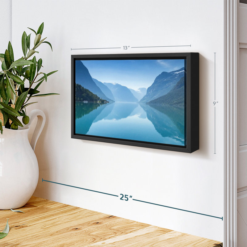 Nature «Lovatnet Lake View Canvas Print», H 9 po x l 13 po