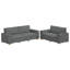 Ensemble de canapé vidaXL gris foncé-252702634