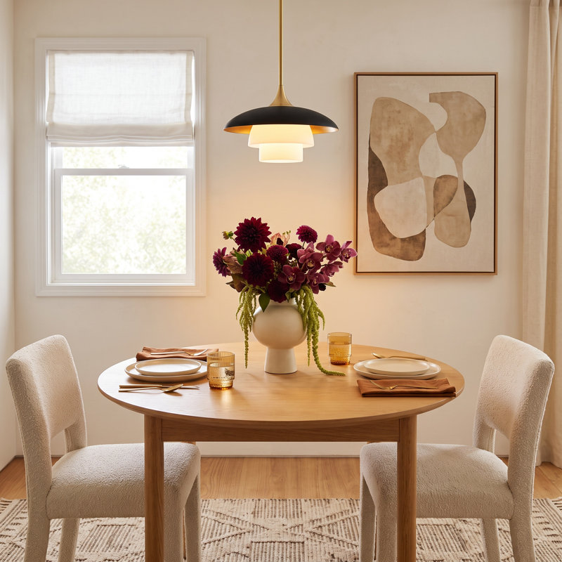 Burbank 1 - Light Single Pendant, Aged Brass