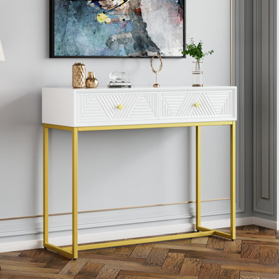 Console Table Two Drawers
