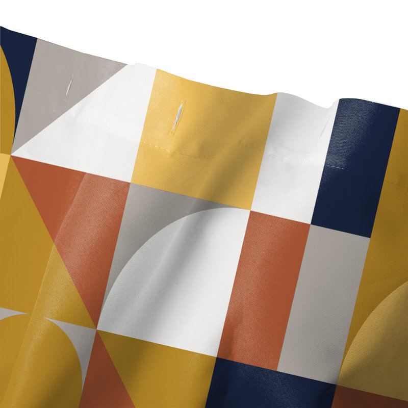 Fairmead Geometric Shower Curtain