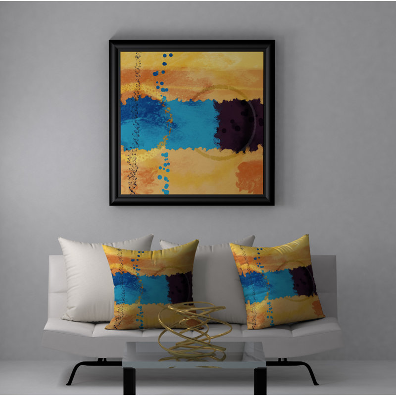 Housse de coussin décorative carrée surbérée, 18 po x 18 po