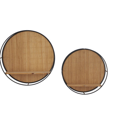 Becka 2 Piece Circle Accent Shelf