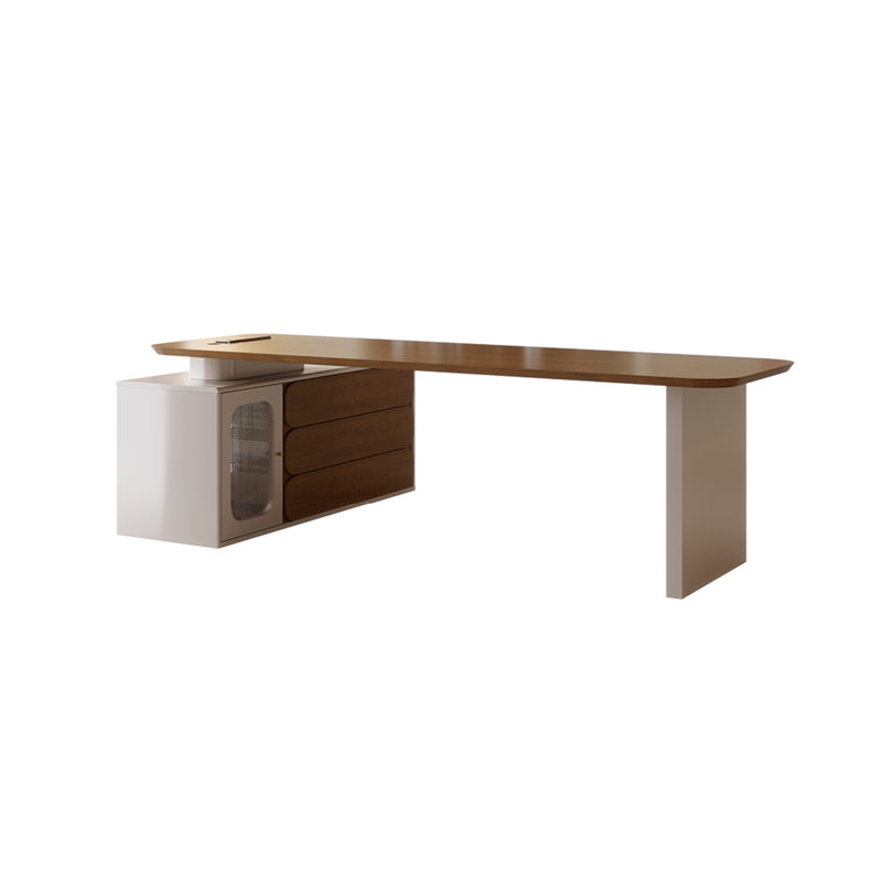 Bureau minimaliste moderne de 70,87 po, H 29,53 po x l 70,87 po x P 55,12 po