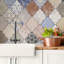 Riga 24" x 22" Ceramic Patterned Wall & Floor Tile