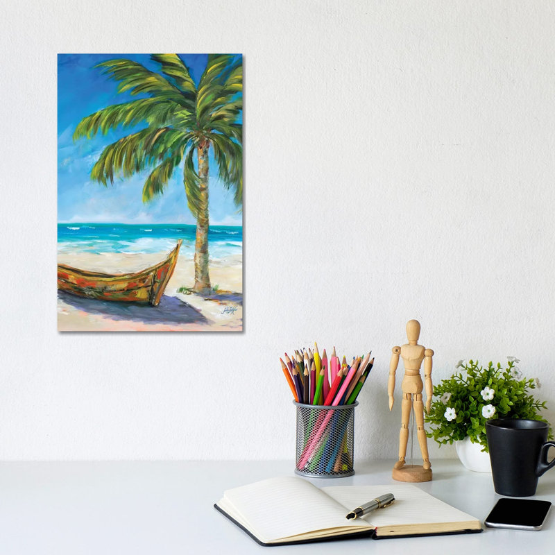 Paradise Trip by Julie Derice - Wrapped Canvas Gallery-Wrapped Canvas Giclée, 30.48cm H x 20.32cm W