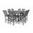 POLYWOOD Vineyard 9-Piece Nautical Trestle Bar Set-29563495