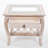 Presley Glass Top End Table with Storage